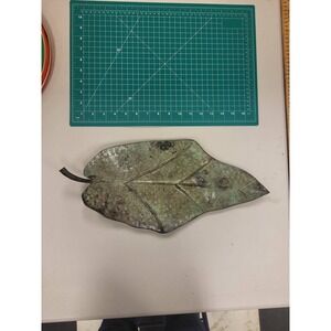 Metal Wall Art Plaque Ivy Leaf India Decor Decorative Hanging Sculpture‎
